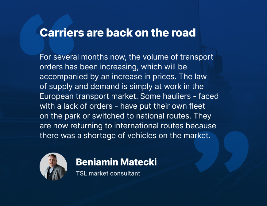 Carriers are back on the road