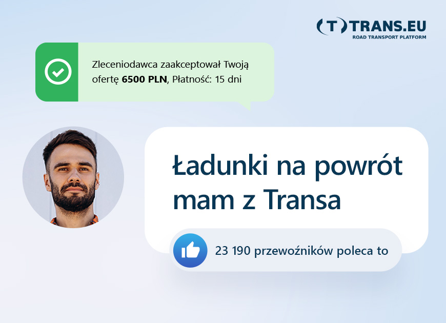 Ładunki na Trans.eu