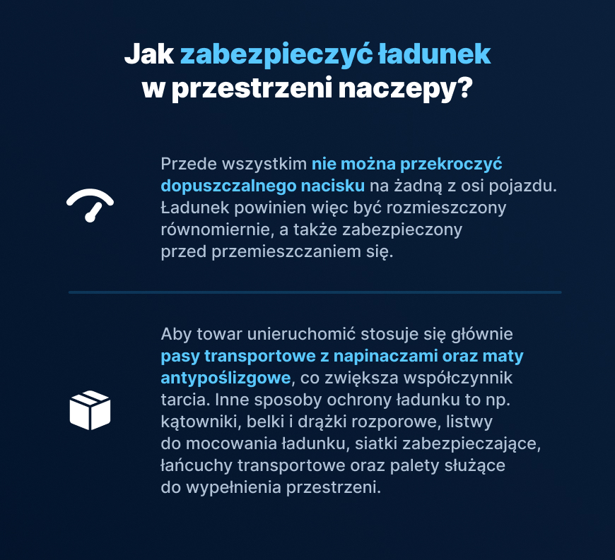 jak zabezpieczyć ładunek