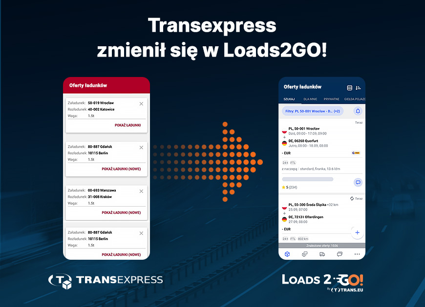 transexpress zmienia sie w load2go