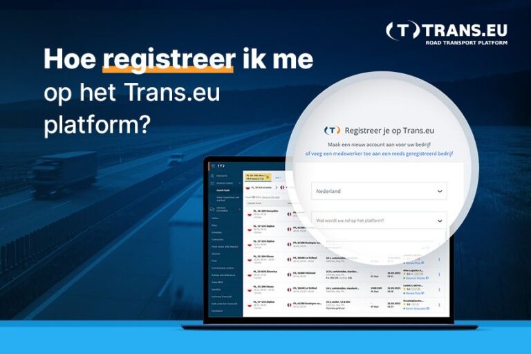Hoe registreer je je op het Trans.eu Platform en autoriseer je je account?