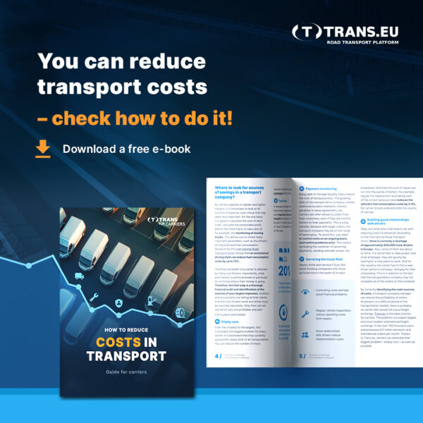 How to reduce transport costs