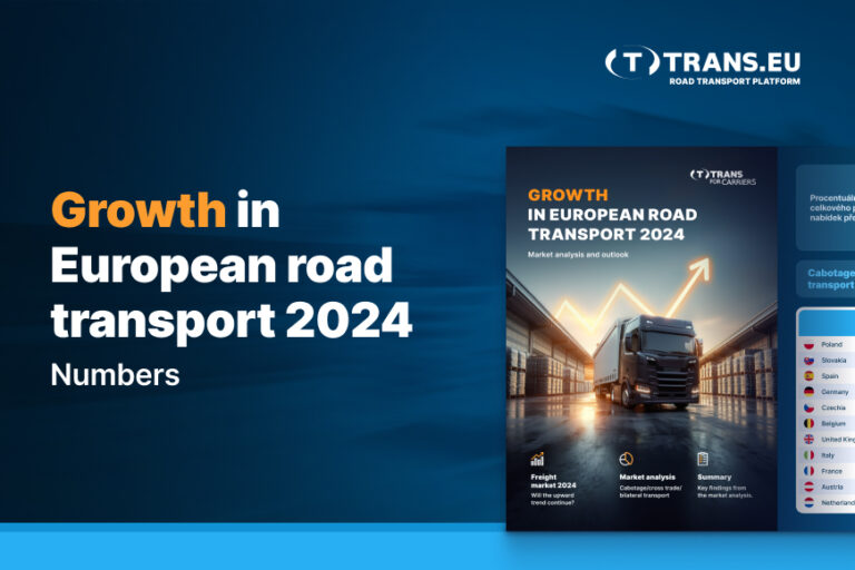 Growth in European road transport 2024. Numbers