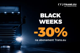 BLACK WEEKS! -30% na abonament Trans.eu