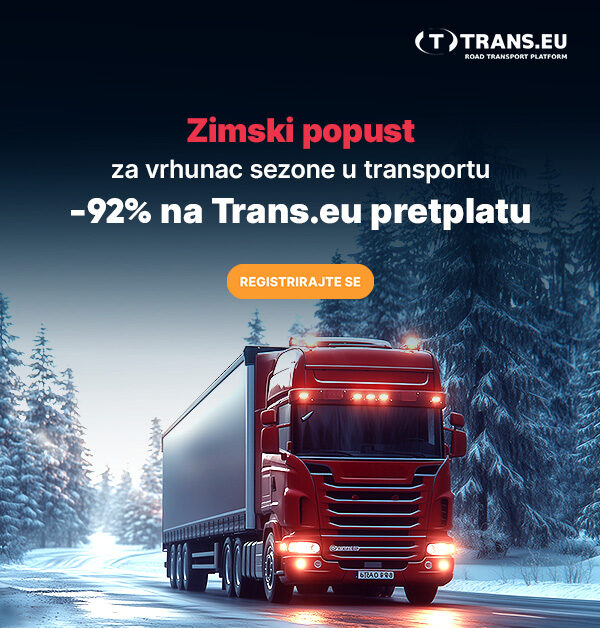 Zimski popust za vrhunac sezone u transportu -92% na Trans.eu pretplatu