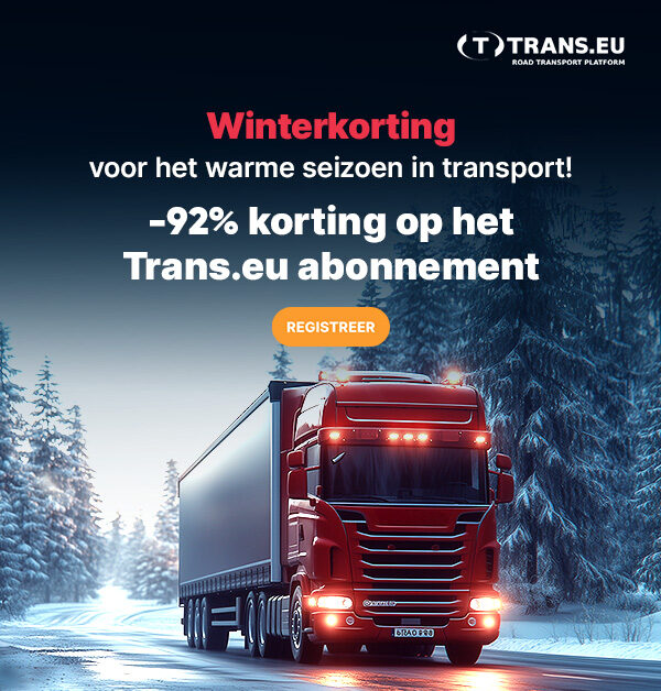 Winterkorting voor het warme seizoen in transport! 92% korting op het Trans.eu abonnement