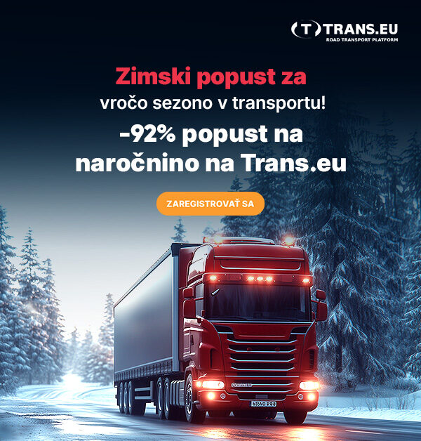 Zimski popust za vročo sezono v transportu! 92% popust na naročnino na Trans.eu