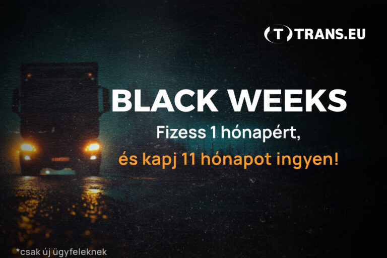 Ne pazarold az időt fuvarok keresésével — mind itt vannak